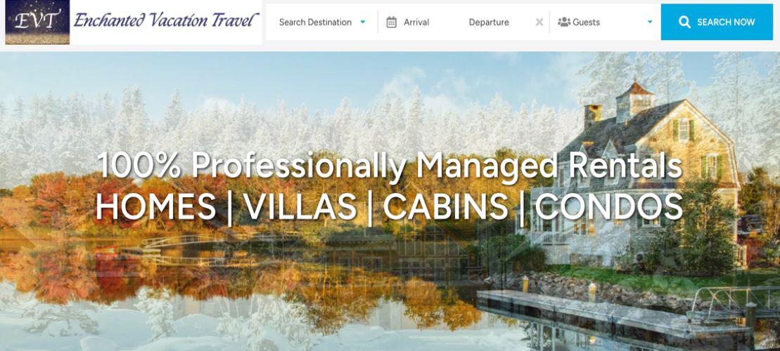Book your vacation home rental with EVT